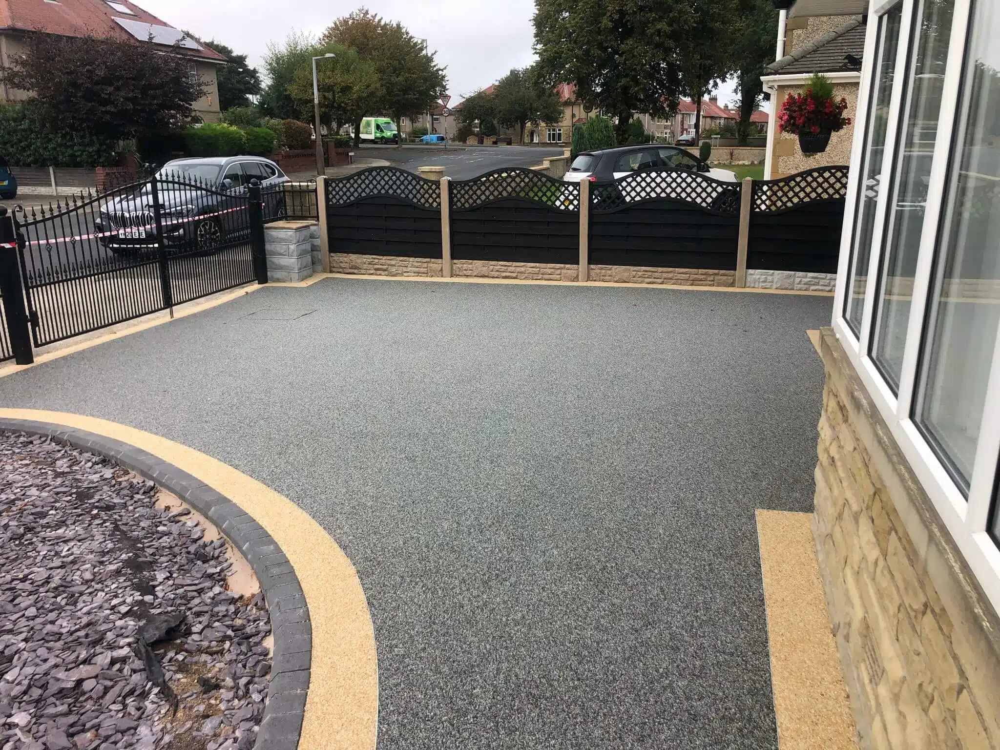 Driveway installation process