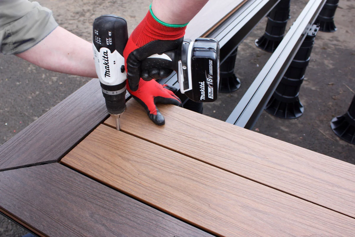 Decking installation step by step